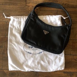 NWT and Certificate Tessuto Sport Nero Vintage Prada Bag